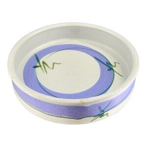 Studio Art Pottery Dish Bowl Hand Made Artist Signed R And M Marked Stoneware